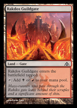 rakdos guildgate dragons maze spoiler