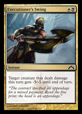 executioner's swing orzhov gatecrash spoiler