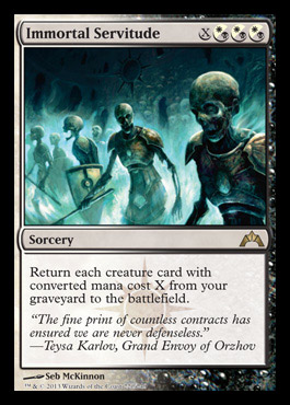 immortal servitude orzhov hybrid gatecrash spoiler