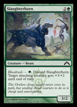 slaughter horn gruul gatecrash spoiler