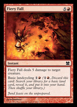 fiery fall modern masters