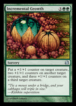 incremental growth modern masters