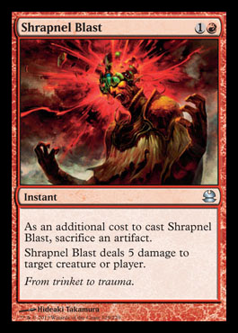 shrapnel blast modern masters